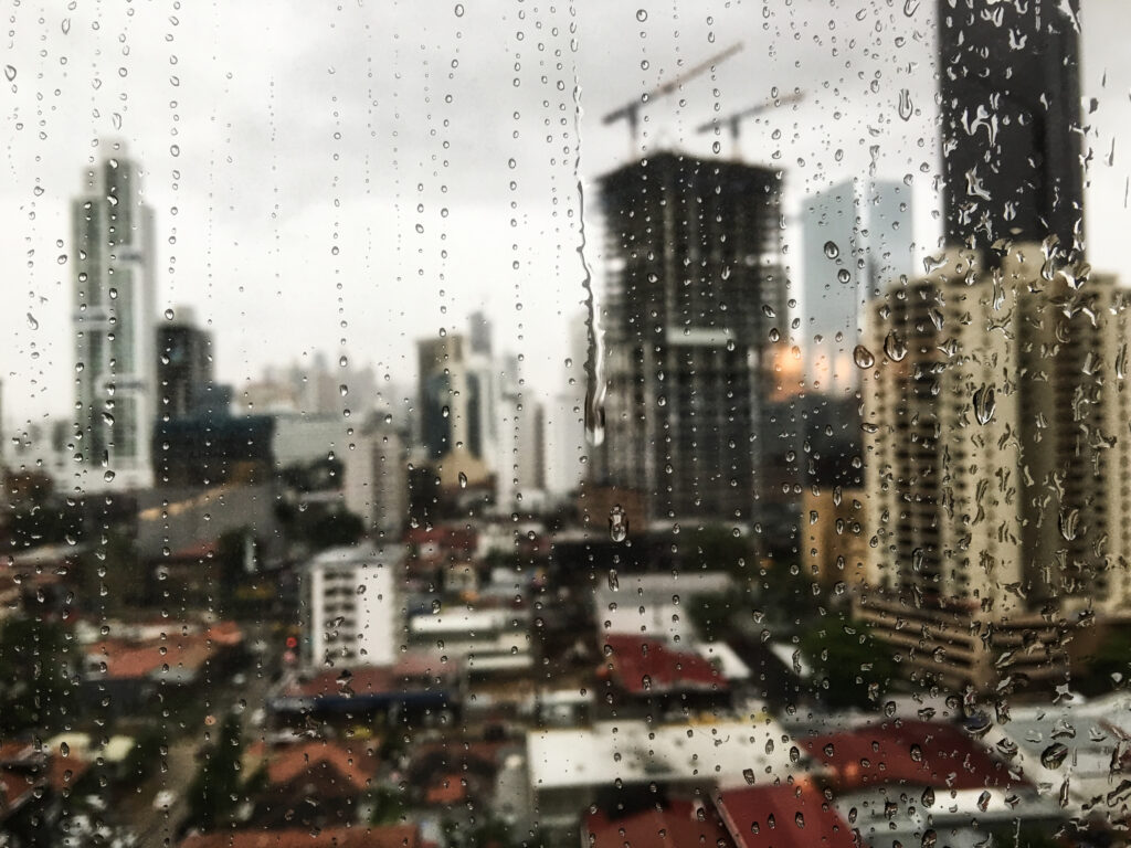 Rain Drops on Window
